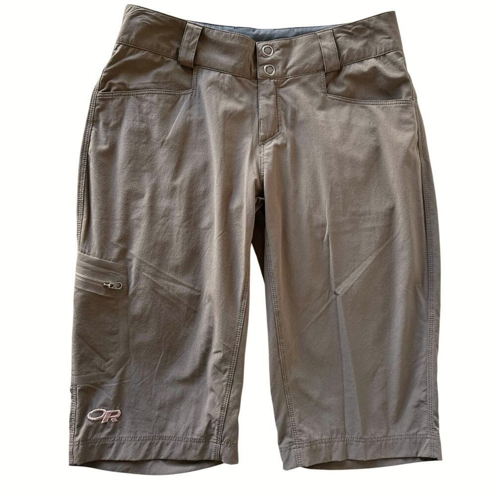 Outdoor Research Women’s Ferrosi 13” Inseam Shorts Mushroom Brown Size 4 Hiking